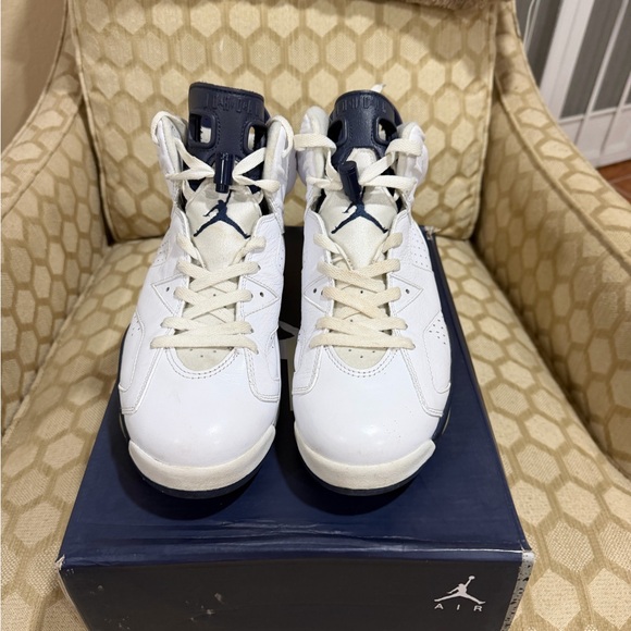 Jordan 6 Midnight Navy size 10 used - Picture 2 of 5